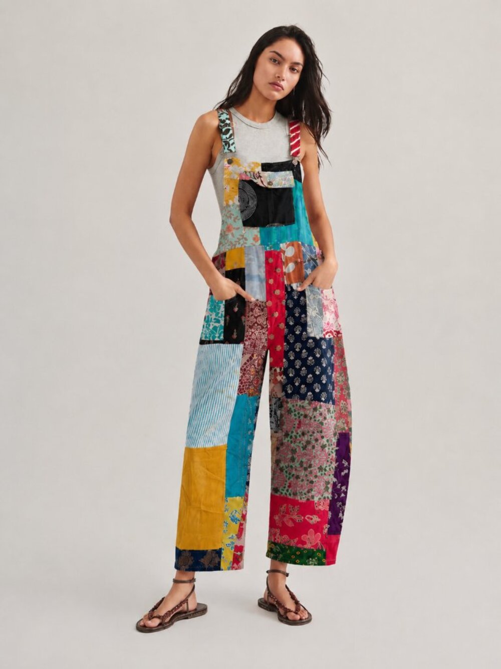 India Boutique Multicolor Patchwork Jumpsuit